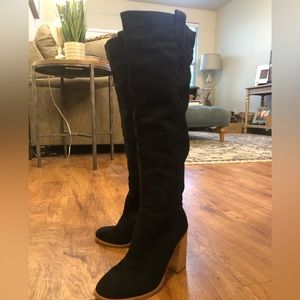 OS Oasis Society Stephanie Knee High Boots- Black 7